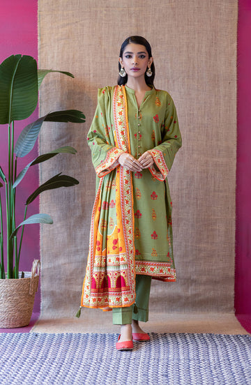 Orient OTL 22 146 Green Khaddar Myreen Winter Collection 2022 Online Shopping